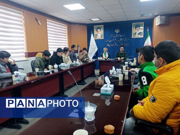 جلسه کمیته پشتیبانی بسیج دانش آموزی حوزه امام جعفر صادق علیه السلام