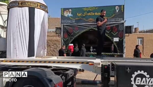 کاروان خودرویی خیمه گاه آل عبا در عزای سیدالشهدا(ع)