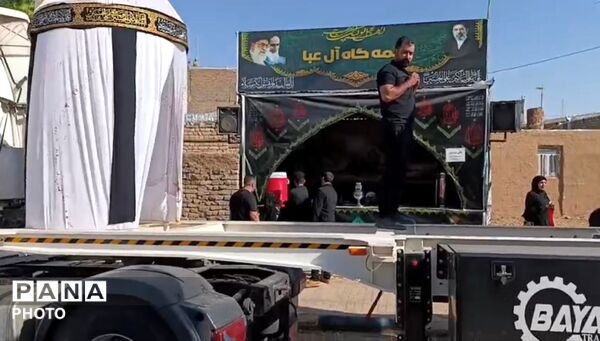 کاروان خودرویی خیمه گاه آل عبا در عزای سیدالشهدا(ع)