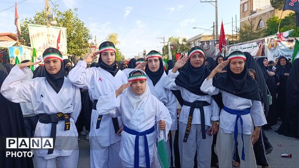 حضور پرشورو حماسی  جان فدایان در شهرستان پلدختر 