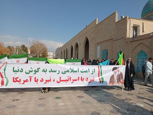 راهپیمایی جمعه خشم در شهرستان کاشمر 