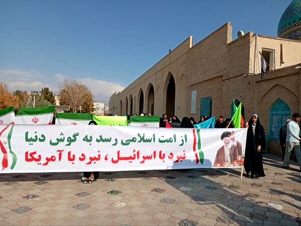 راهپیمایی جمعه خشم در شهرستان کاشمر 