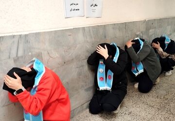 مانور زلزله در هنرستان کاردانش حافظ