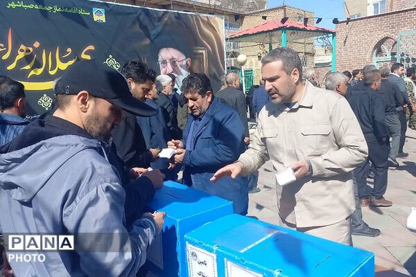 انزجار از تروریسم صهیونیستی ـ آمریکایی و تجدید عهد با راه رهبر شهید در نماز جمعه صباشهر