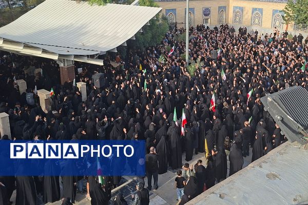 مردم قرچک در سوگِ سردار شهید حسن خوانساری 