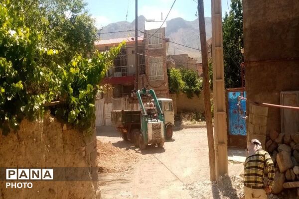 بهسازی و زیرسازی  کوچه‌های فرعی خیابان‌های شهر بار