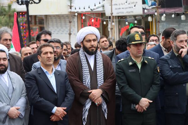 راهپیمایی روز قدس در شهرستان سرعین