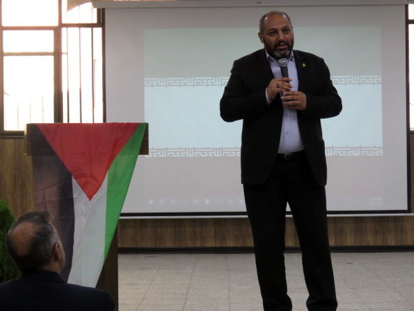 مراسم اولین سالگرد طوفان الاقصی در مدارس البرز