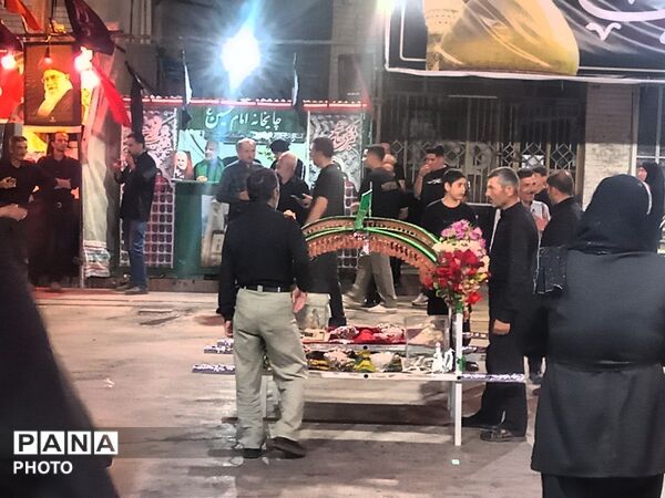اجتماع عظیم عزاداران حسینی در میدان شهید بهشتی مریانج