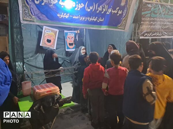 موکب های نهادهای مختلف در شهر دهدشت 