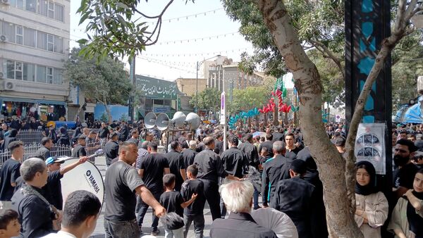 عزاداری زائران حضرت رضا (ع) 