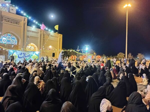 جشن میلاد امام محمد صادق (ع) و حضرت محمد (ص) در امامزاده محمد عابد کاخک