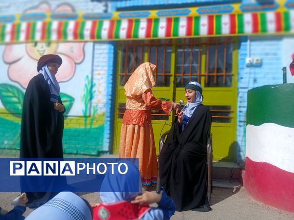 جشن نیمه شعبان در مدرسه دخترانه بنت الهدی صدر۲ 