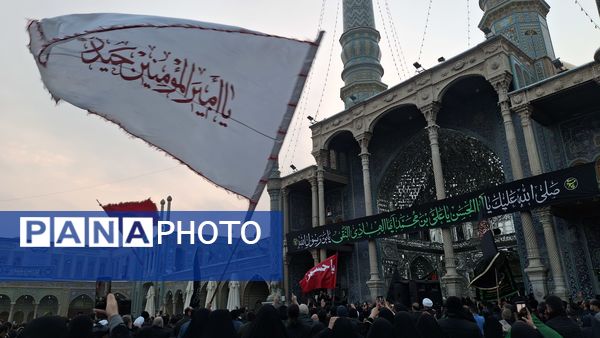 مراسم عزاداری شام شهادت امام هادی(ع) در حرم بانوی کرامت 