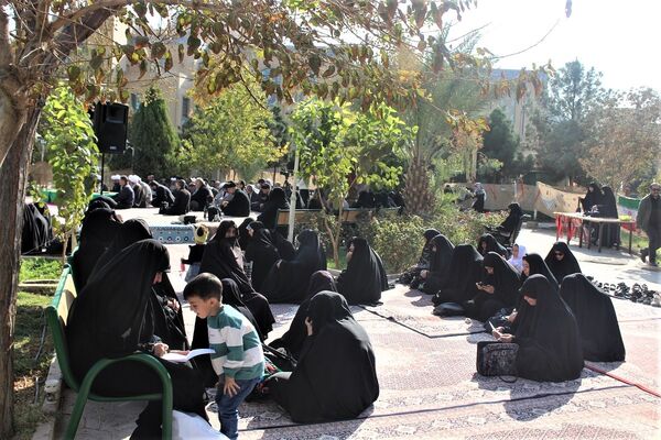 مراسم سالگرد تدفین شهدای گمنام موسسه علمی فرهنگی دارالحدیث قم