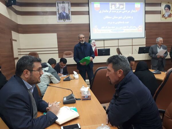 ملاقات مردمی و دیدار چهره به چهره سرپرست فرمانداری شهرستان سملقان با مردم