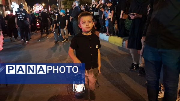 حرکت دسته عزاداری چلچراغ زنجان