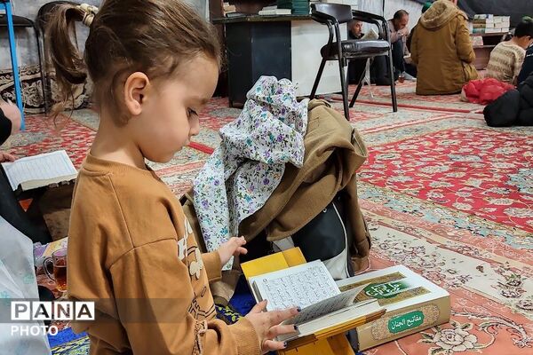 قرائت قرآن در شب بیست سوم ماه مبارک رمضان مسجد جامع شهر بار 