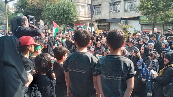برپایی موکب عشاق الحسین سازمان دانش‌آموزی شهر تهران