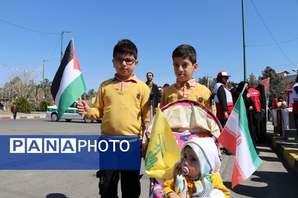 حضور شکوهمند مردم دلیجان در راهپیمایی روز قدس