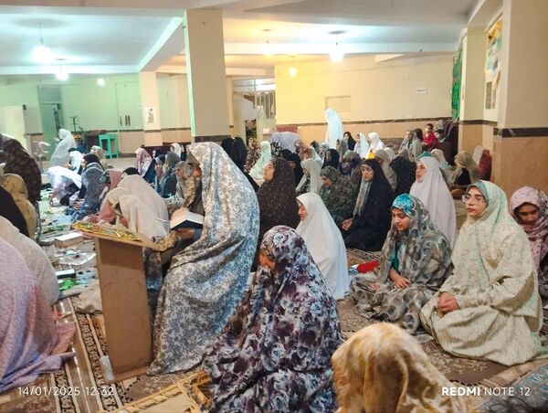 حضور پرشور دانش‌آموزان منطقه پردیس در اعتکاف سال ۱۴۰۳