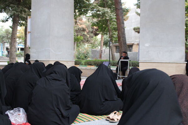 مراسم جاماندگان اربعین در کنار مزار شهدای سملقان