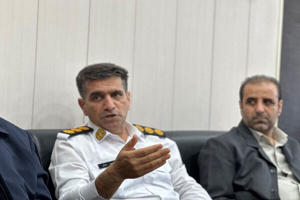 نشست خبری رئیس پلیس راهور استان بوشهر