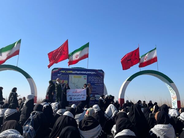 حضور دانش آموزان سملقان در راهیان نور