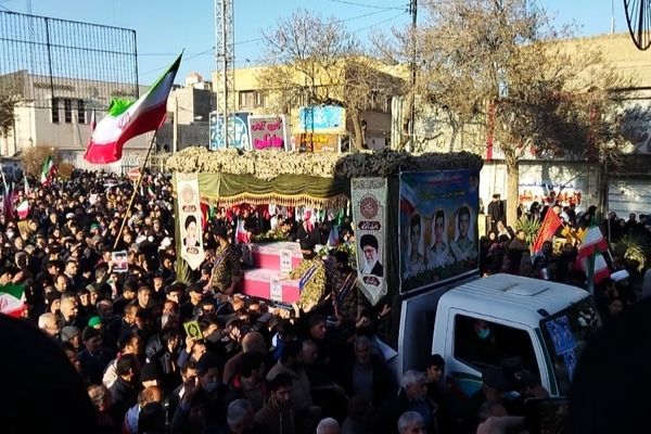 تشییع شهدای امنیت نیشابور