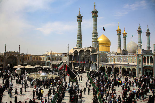 عزاداری اربعین سیدالشهدا(ع) در حرم حضرت معصومه(س)