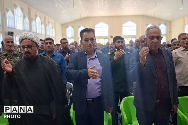  آیین تکریم و معارفه فرمانده ناحیه مقاومت بسیج شهرستان باشت