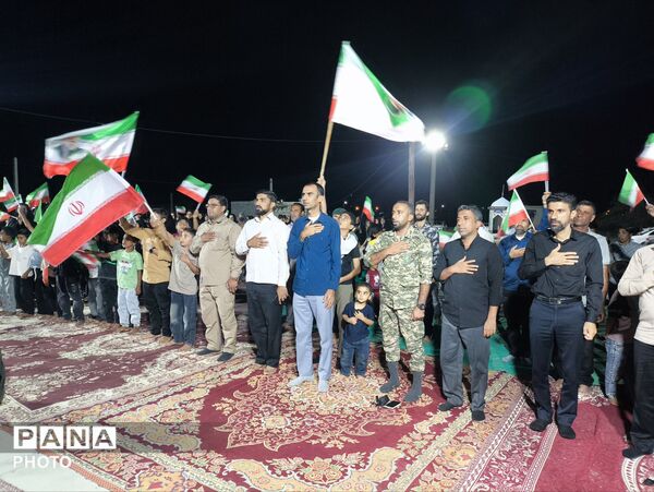 اجتماع پرشور مردم بنهکان (سندرک)؛ تجدید بیعت با رهبری و حمایت از نیروهای مسلح