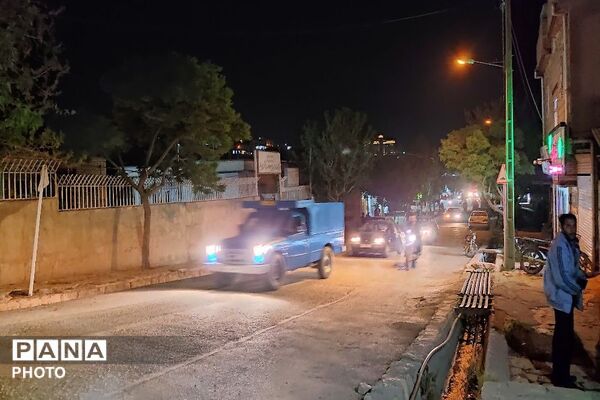 گذری بر رژه خودرویی در شهر دارالسادات بار نیشابور 