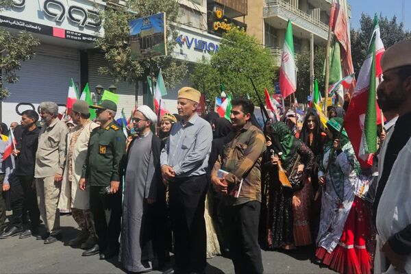 راهپیمایی جان‌فدایان ایران در شیراز - 1