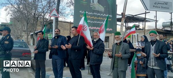 حرکت دسته سینه زنی و گرامیداشت چهلم امام شهید در شهربار نیشابور 