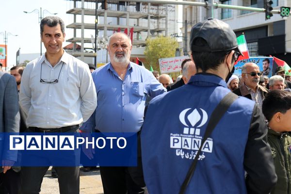 راهپیمایی روز قدس طنین آزادی خواهی برای فلسطین 