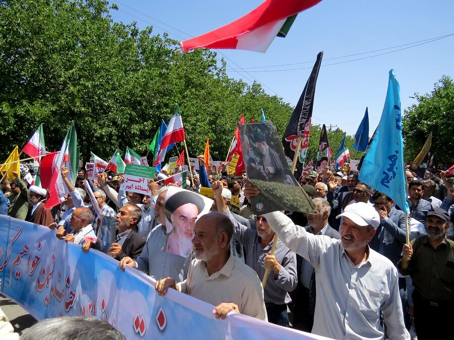 برگزاری راهپیمایی جمعه‌های خشم در بجنورد
