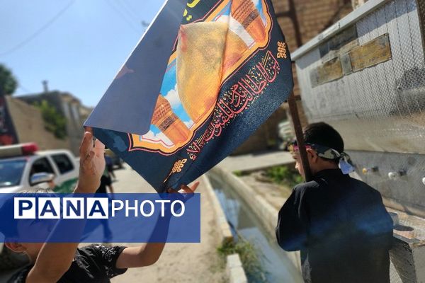 مراسم روز اربعین حسینی و تعزیه‌خوانی در شهر بار 