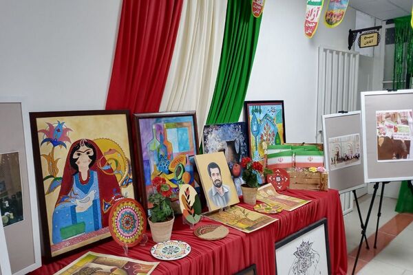 نمایشگاه دهه فجر اداره آموزش و پرورش رباط‌کریم