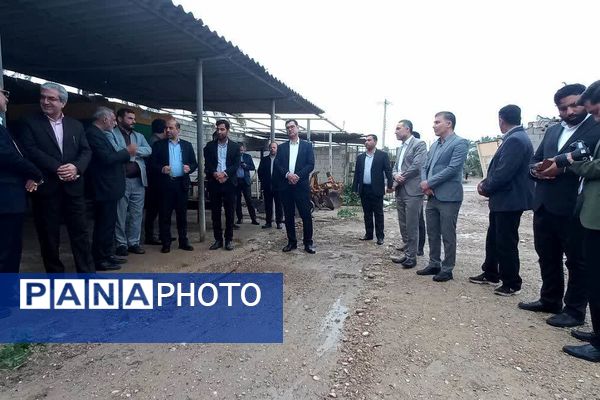 بازدید معاون متوسطه وزارت آموزش و پرورش از هنرستان کشاورزی شهید باهنر سعدآباد