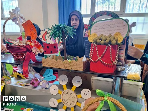 برپایی نمایشگاه دست سازه‌های قرآنی «طرح اتقان» در دبستان ابن سینا  ناحیه 3 کرج 