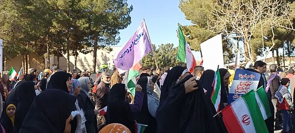 حضور پرشور مردم در راهپیمایی ۲۲ بهمن بیرجند