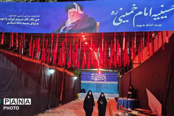 سیاه‌پوش شدن معابر و خیابان‌های آباده در ماه محرم