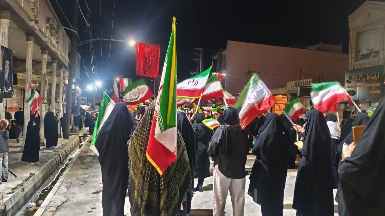 راهپیمایی و بیعت مردم ولایت مردار شهرستان گچساران