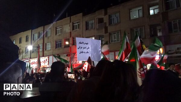 اجتماع با شکوه شهرستان ملارد در چهلم شهدای میناب