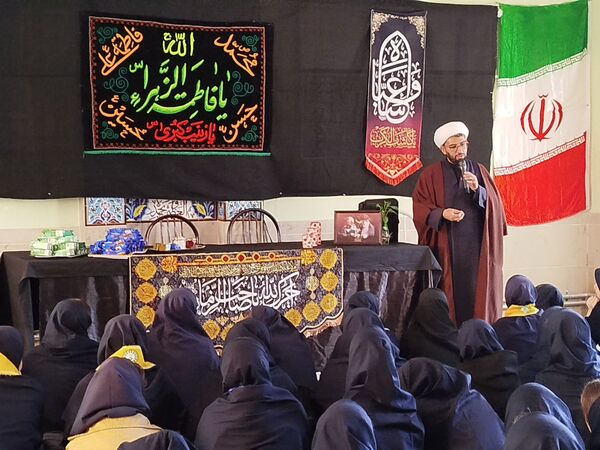 لحظات فاطمی در مدرسه شهید قنبری لاله تبریز