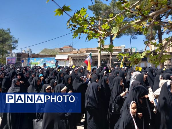 راهپیمایی باشکوه روز جهانی قدس در شهرستان خلیل‌آباد