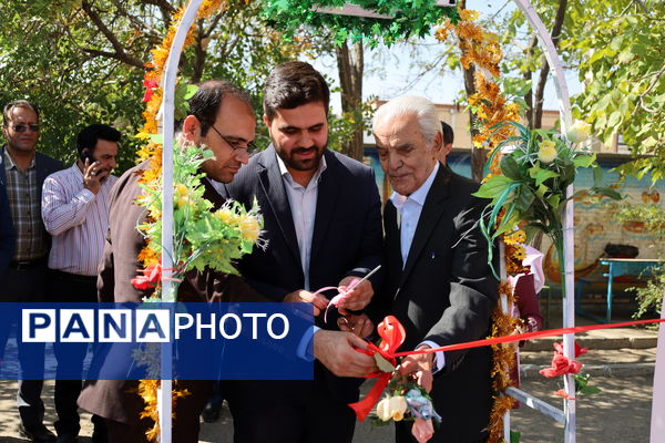 افتتاح زمین والیبال در بافت