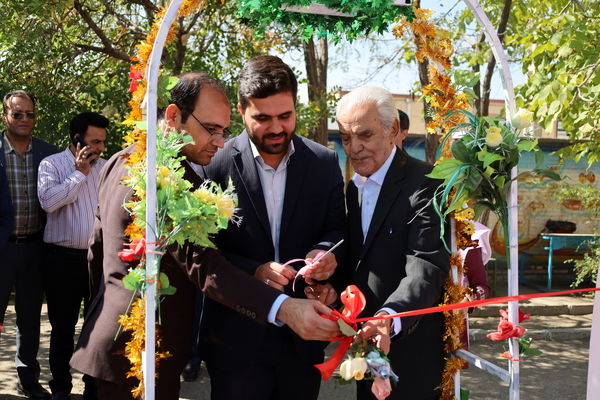 افتتاح زمین والیبال در بافت