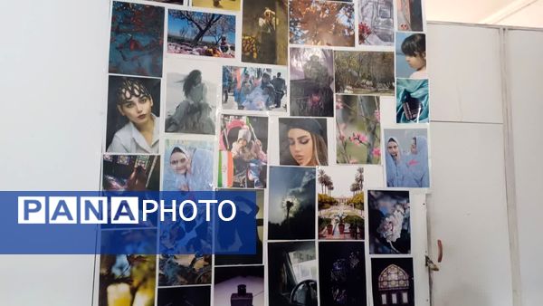 گالری هنر در هنرستان شهید بخشنده زرقان 